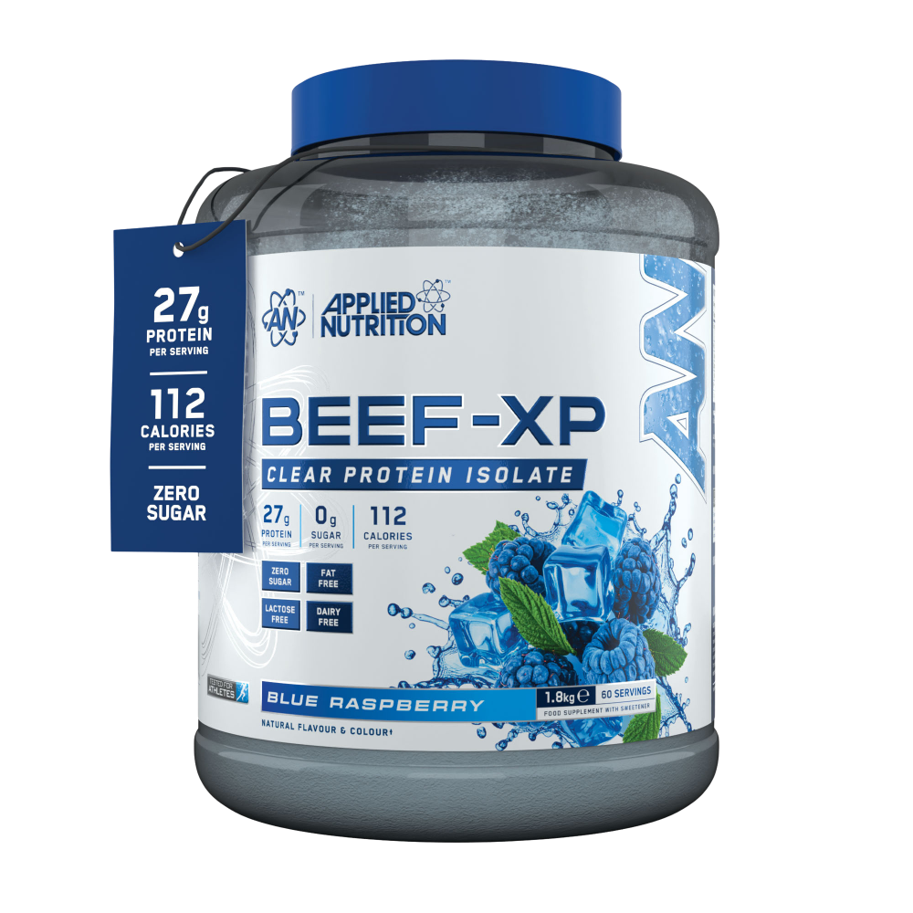 BEEF-XP Clear Beef Protein Isolate, Blue Raspberry