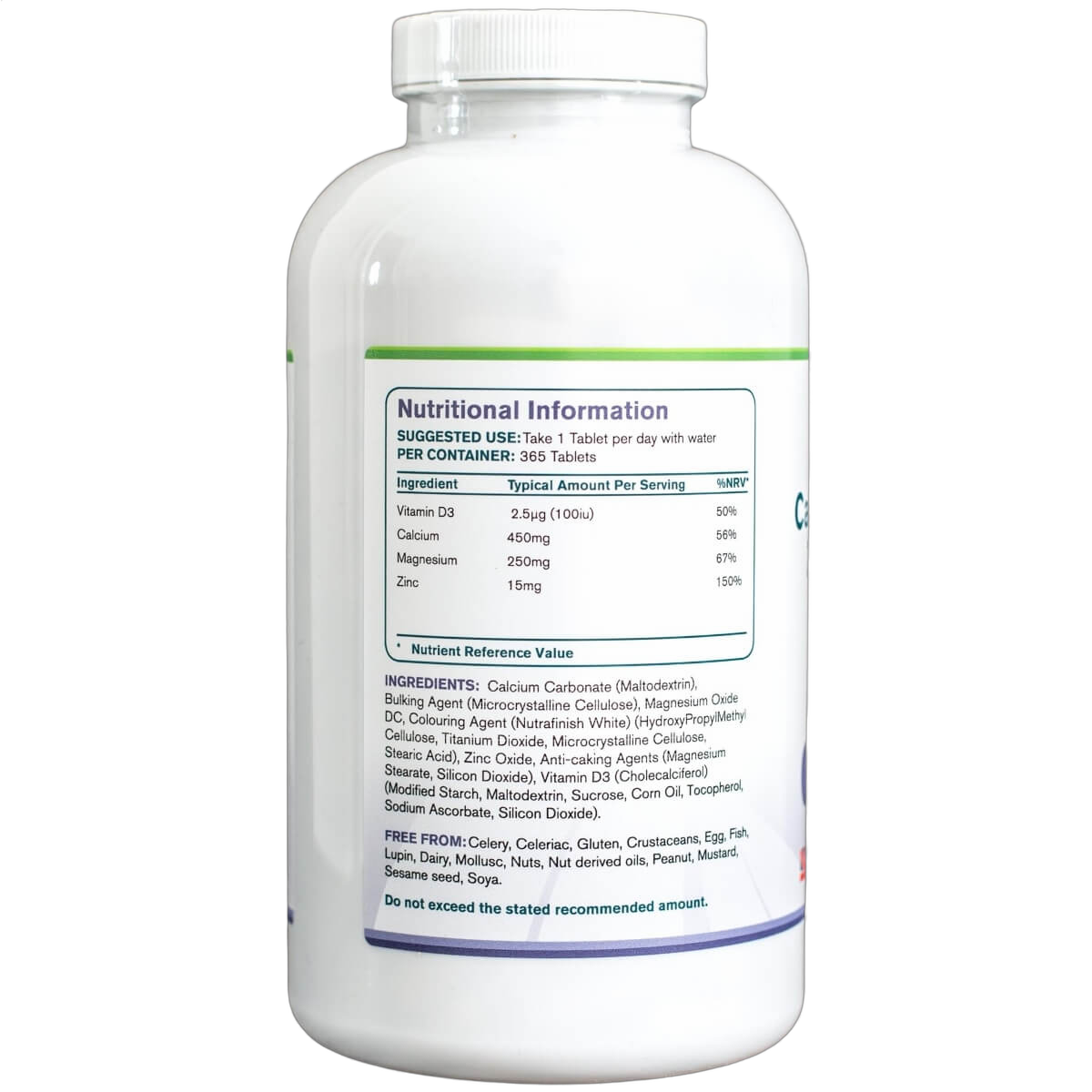 Calcium Magnesium, Zinc & Vitamin D3