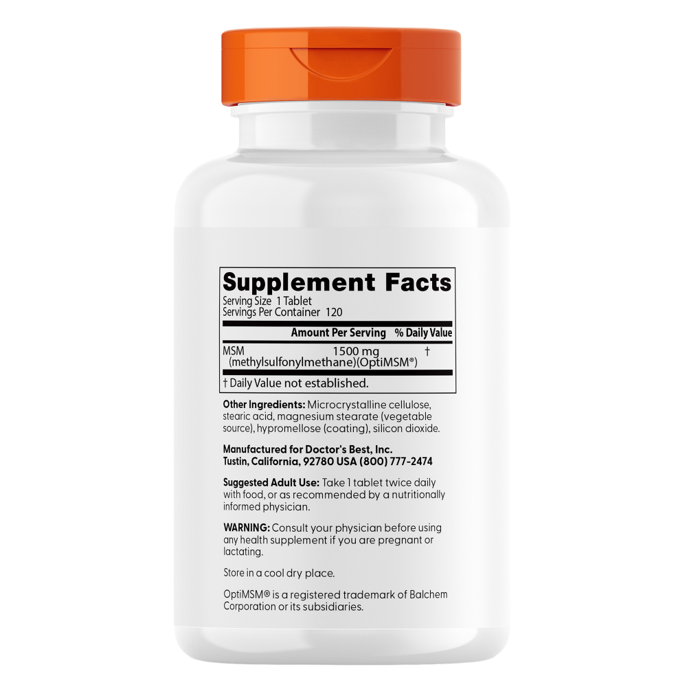 MSM with OptiMSM, 1500mg
