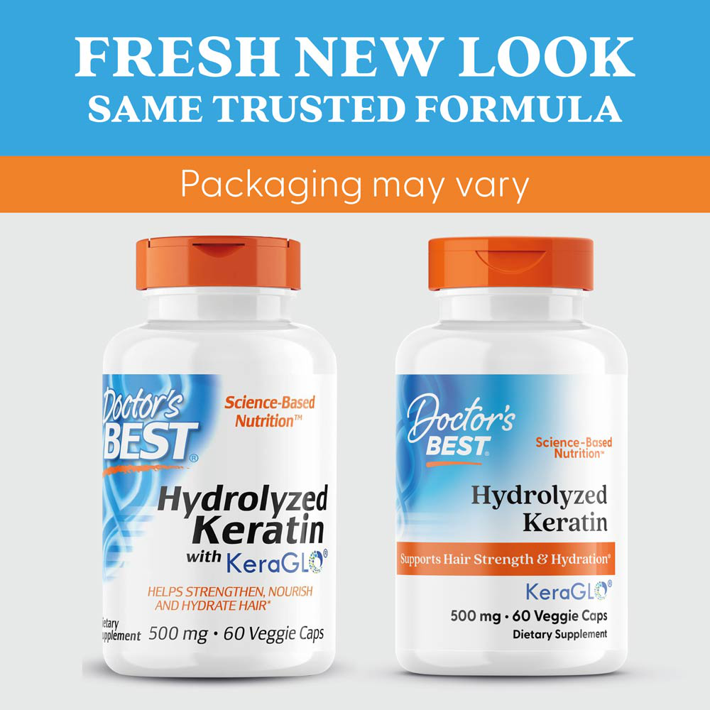 Hydrolyzed Keratin, 500mg