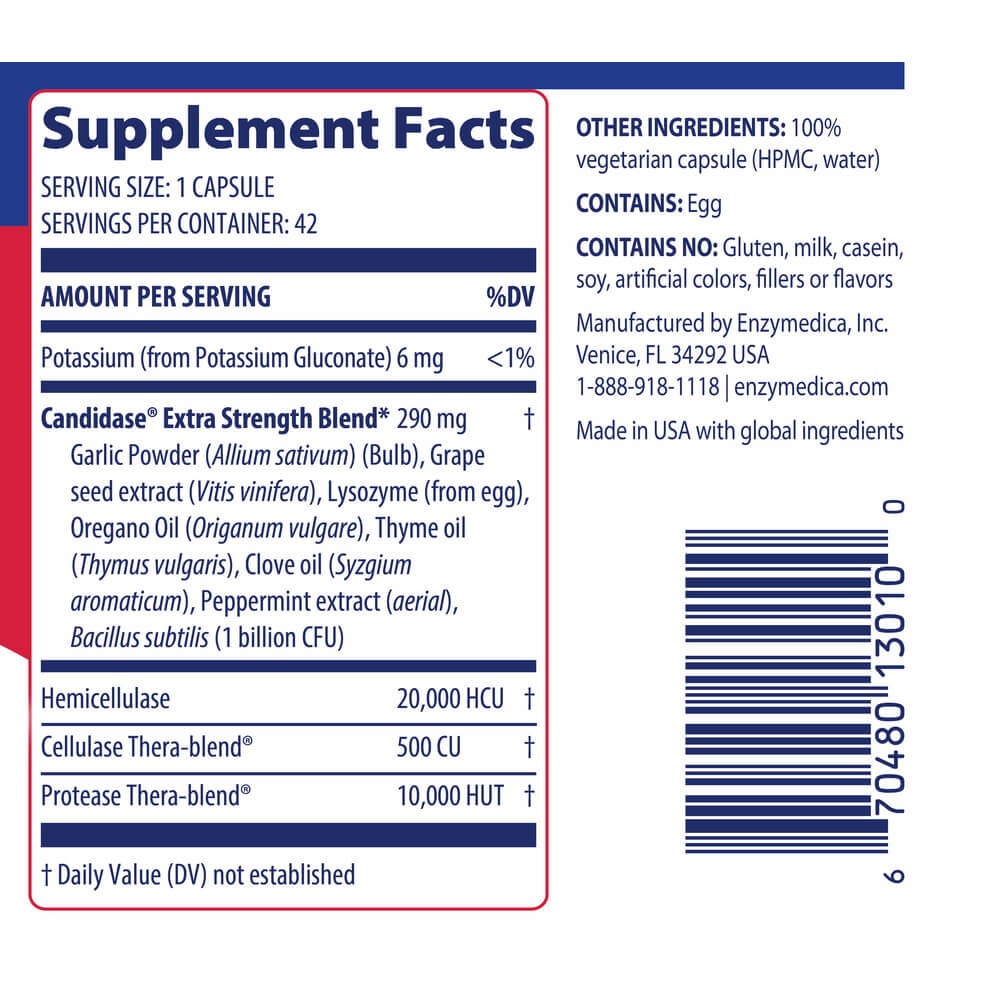 Candidase Extra Strength, for balanced yeast levels
