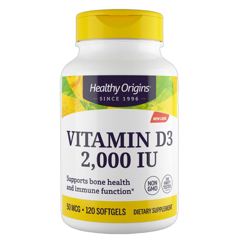 Vitamin D3, 2000iu, Softgels (MCT Oil)