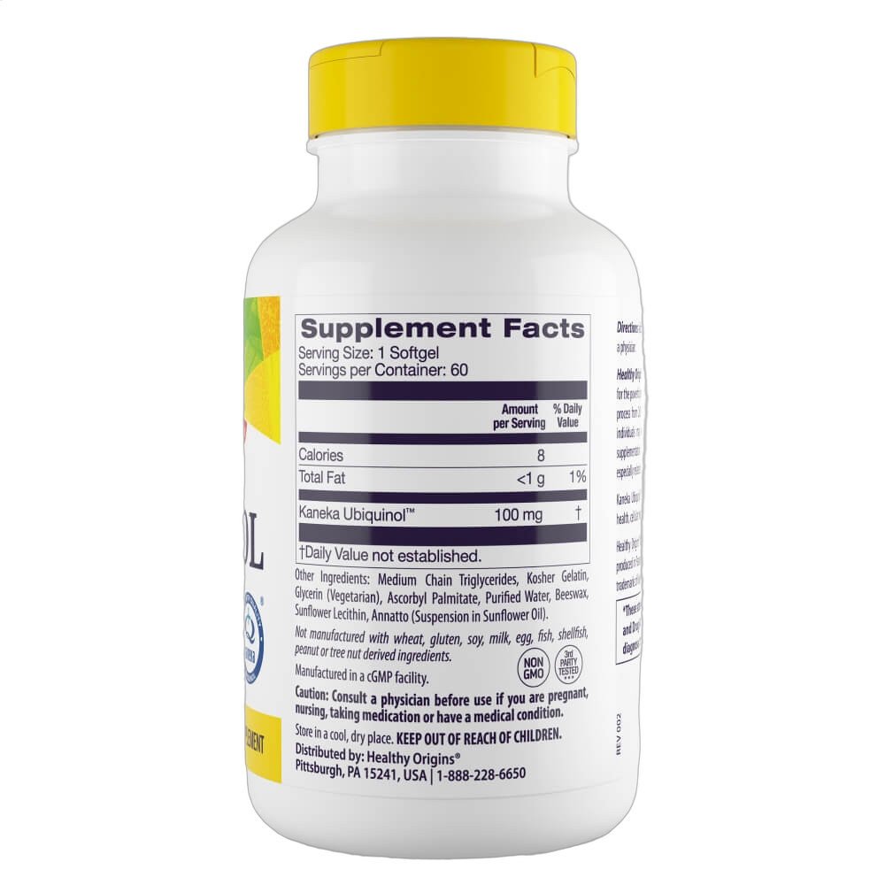 Natural Ubiquinol, 100mg