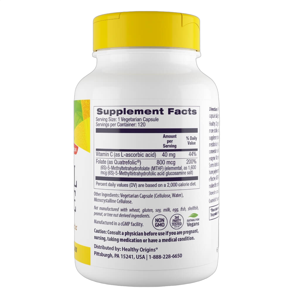 Methyl Folate, 800mcg