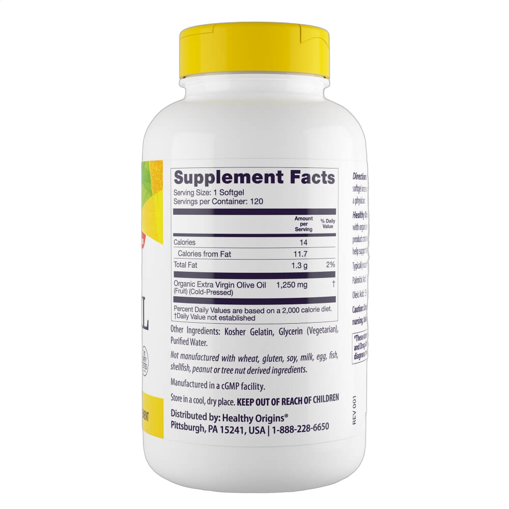 Extra Virgin Olive Oil, 1250mg