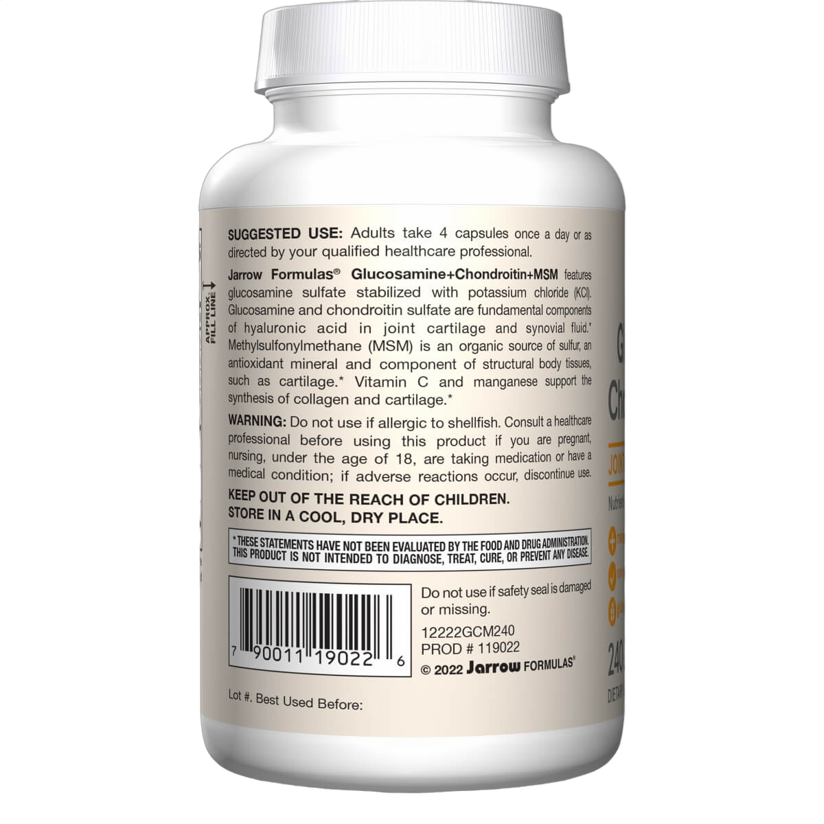 Glucosamine + Chondroitin + MSM
