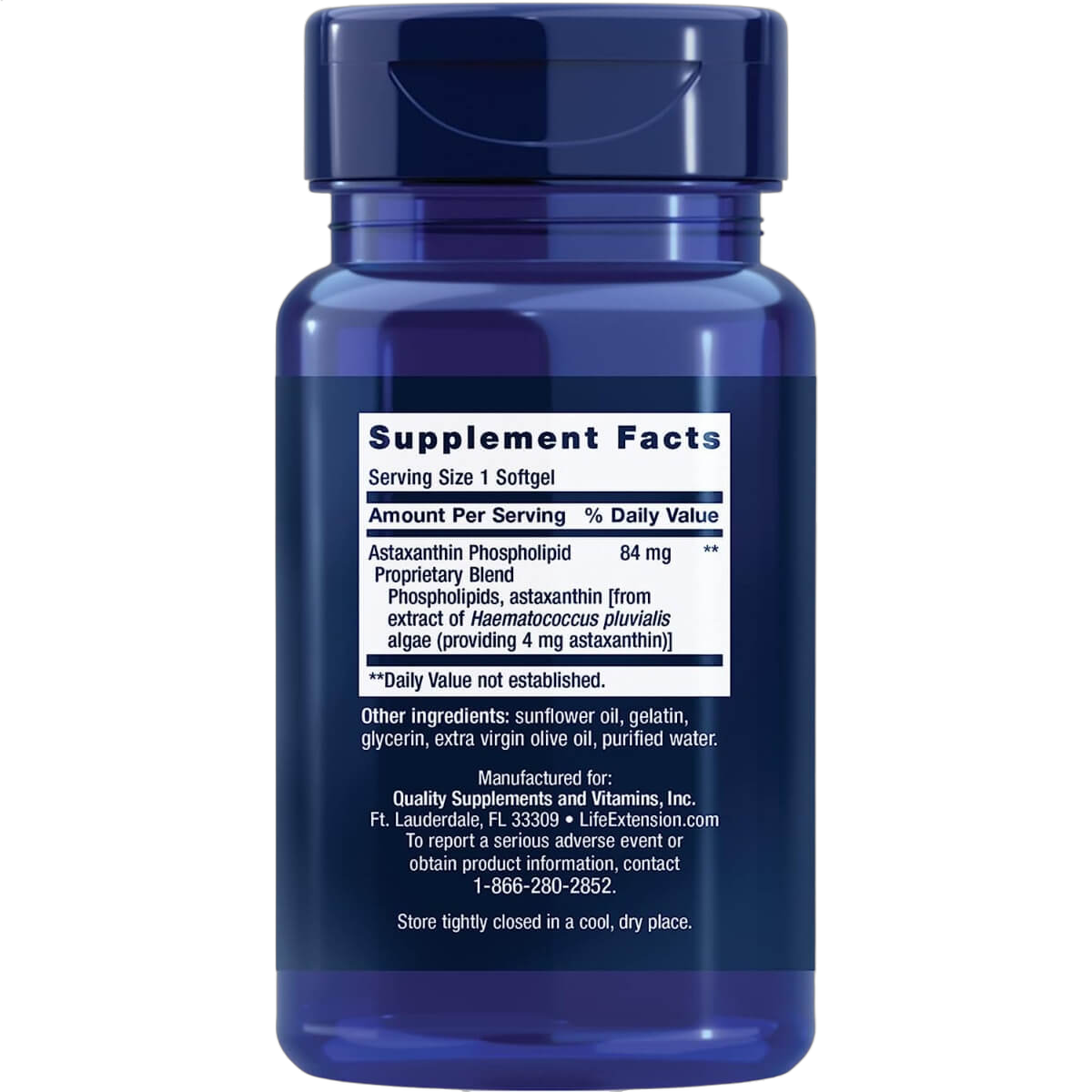 Astaxanthin with Phospholipids 4mg