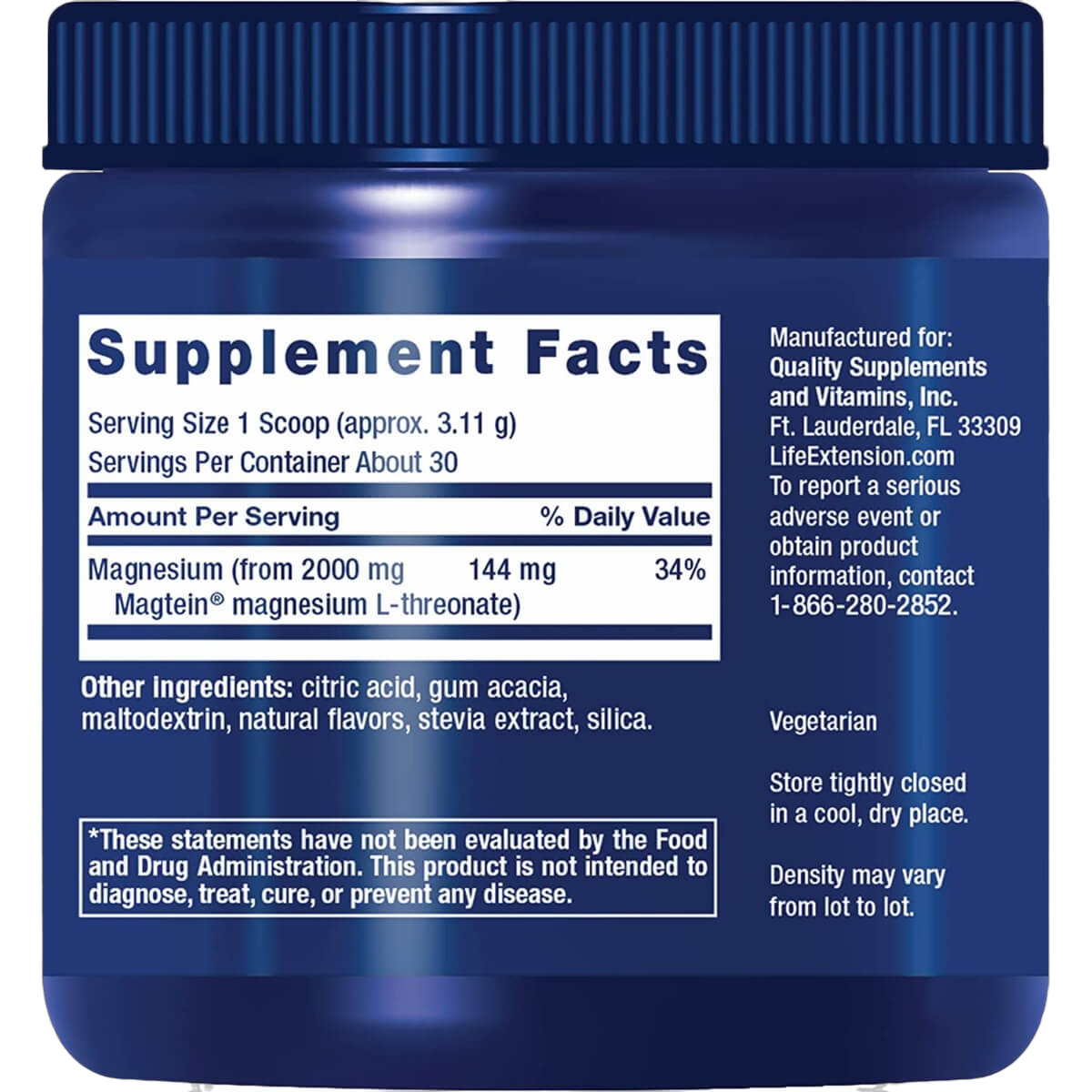 Neuro-Mag Magnesium L-Threonate, Tropical Punch Flavour