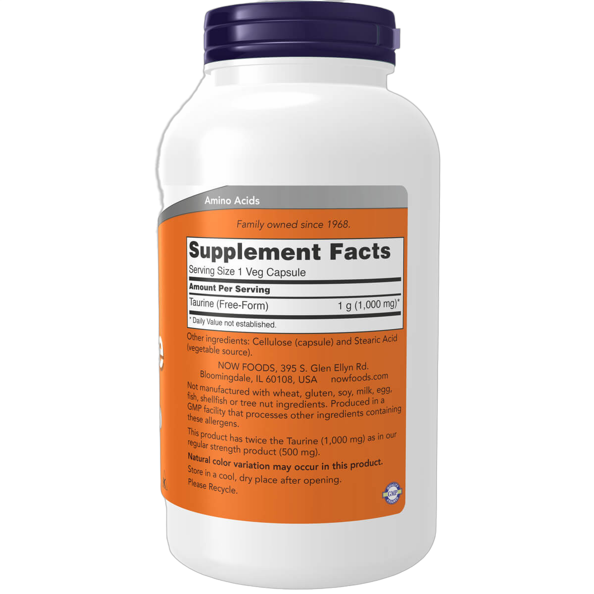 Taurine Double Strength, 1000mg
