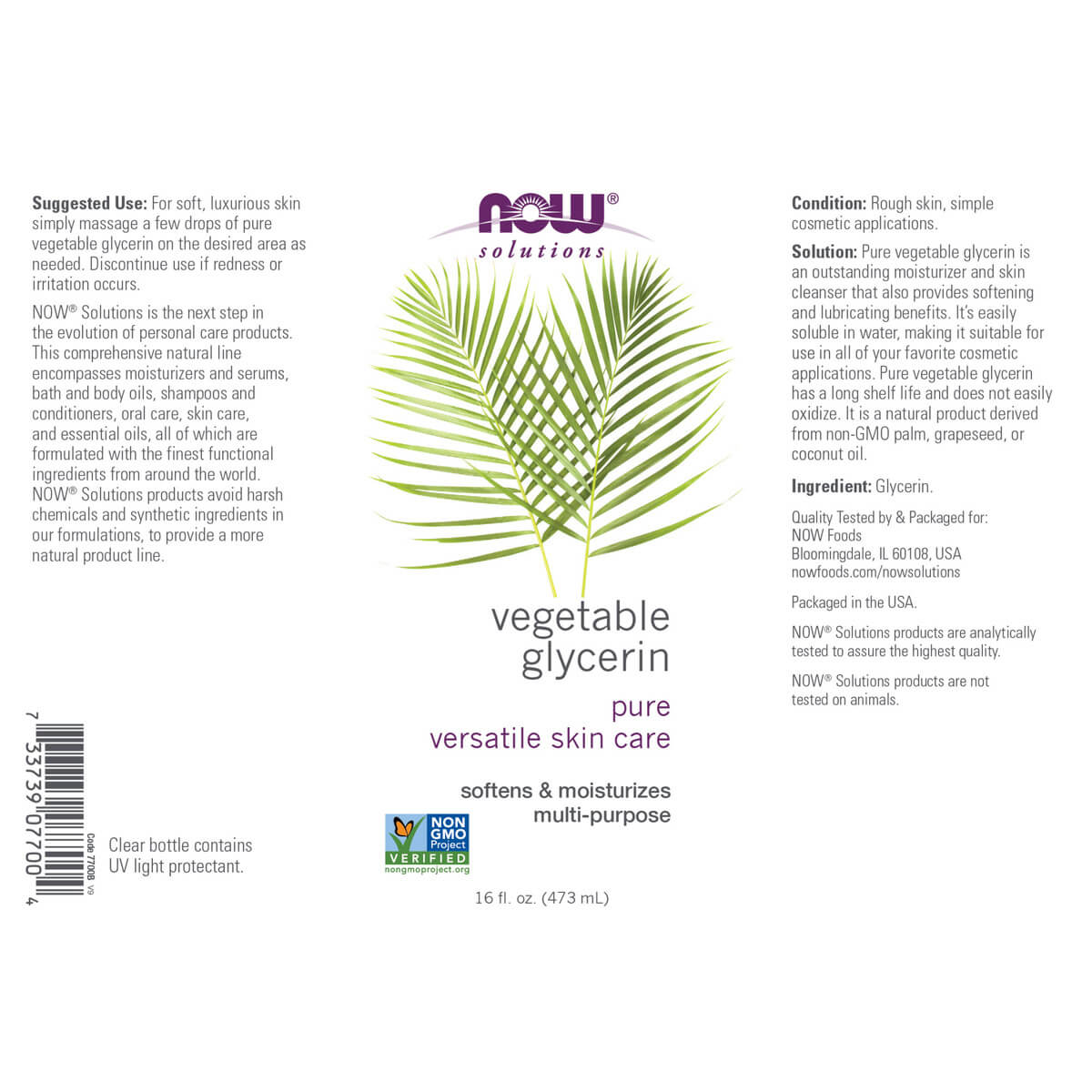 Vegetable Glycerin