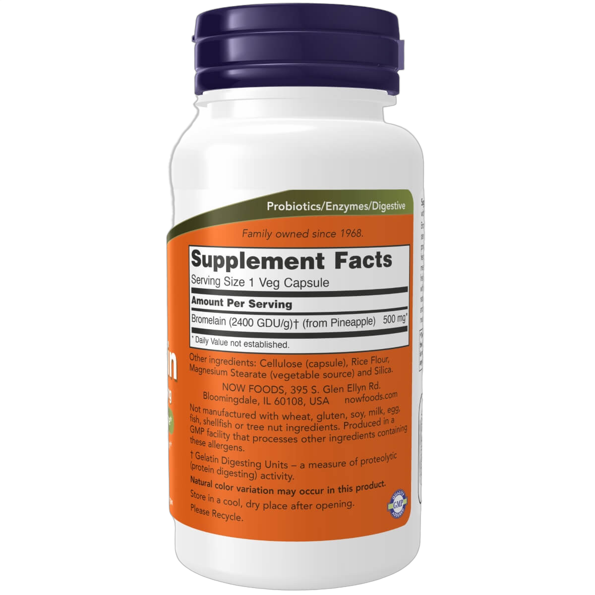 Bromelain 2400 GDU/g - 500mg