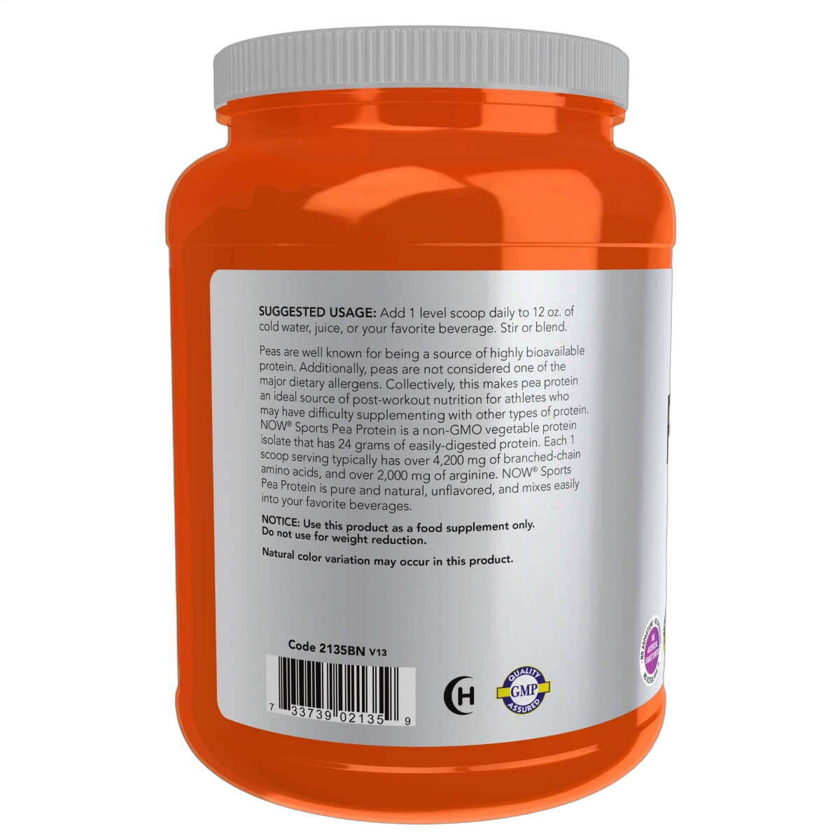 Pea Protein, Pure Unflavoured Powder