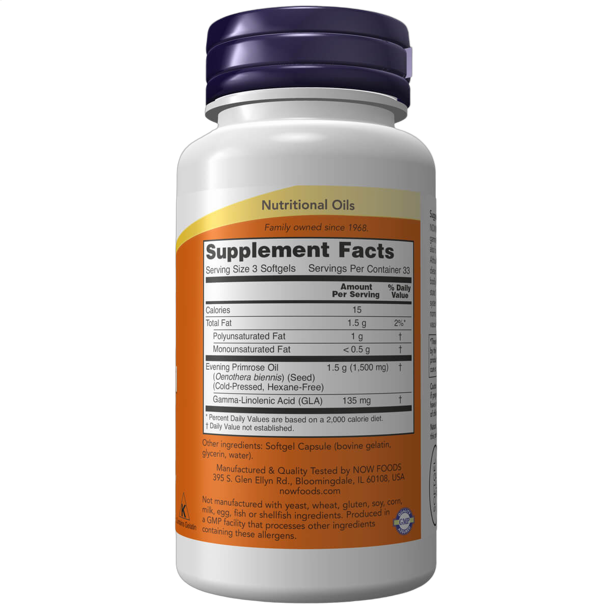 Evening Primrose Oil, 500mg