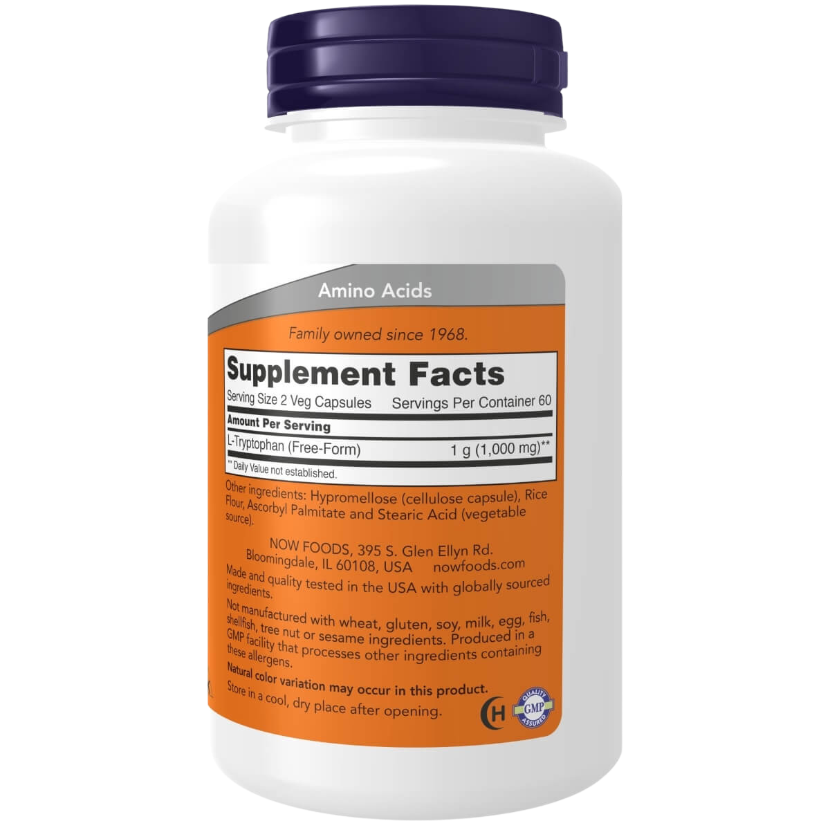 L-Tryptophan, 500mg