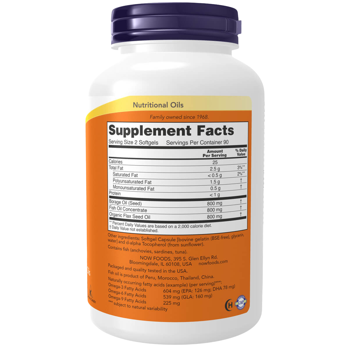 Super Omega 3-6-9, 1200mg