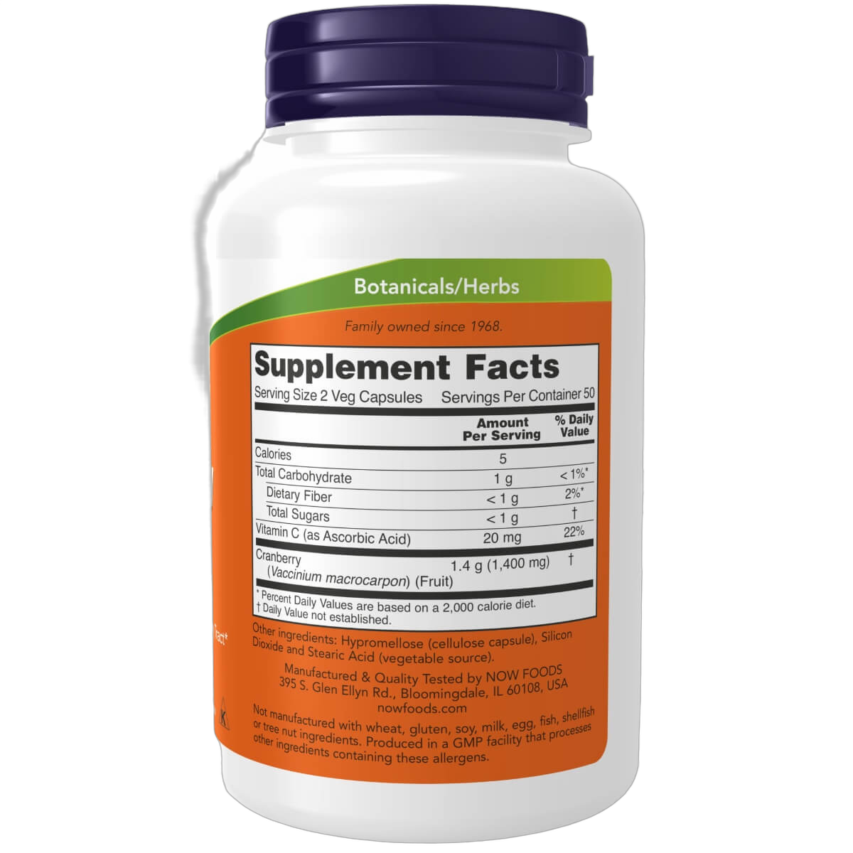 Cranberry Caps with Added Vitamin C