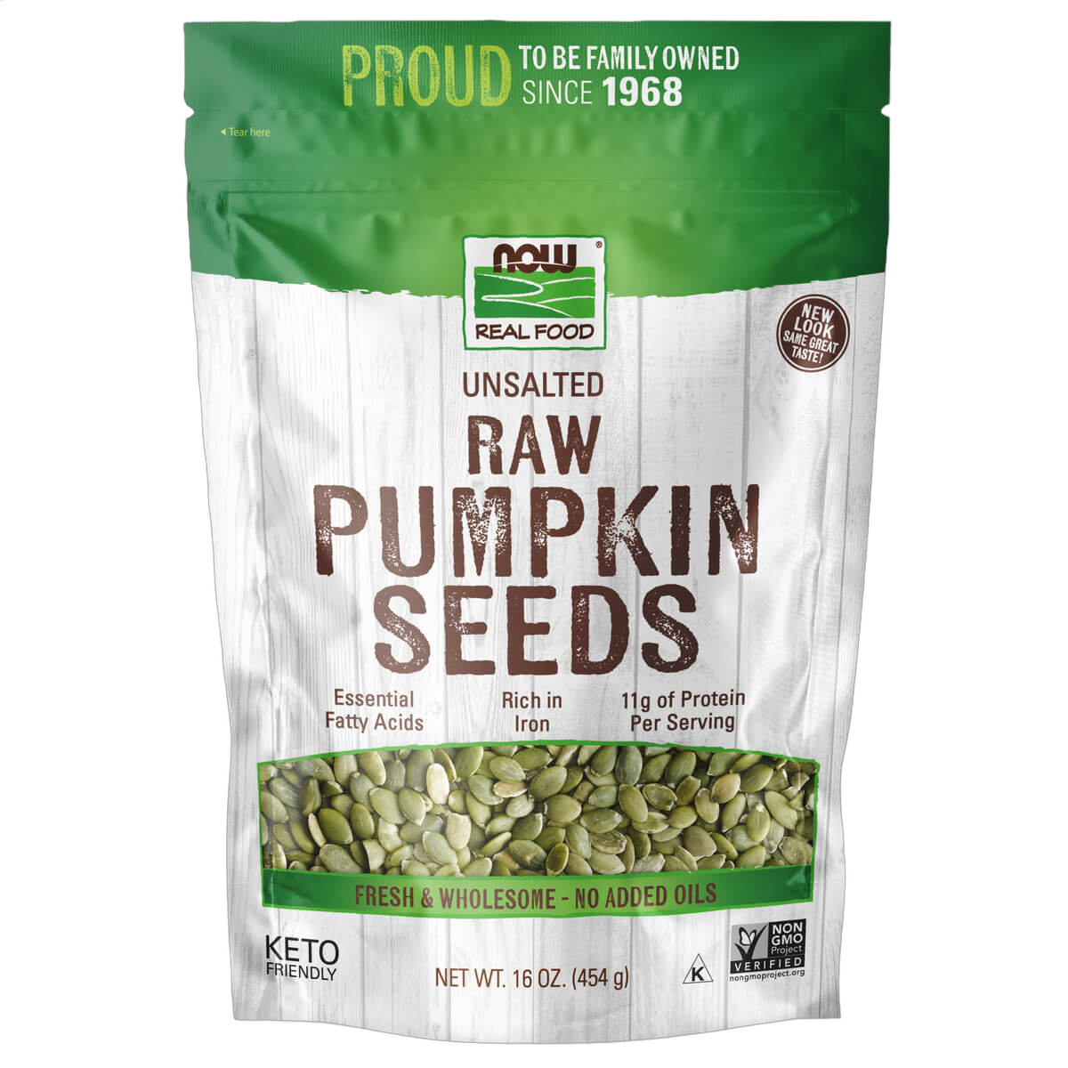 Pumpkin Seeds, Raw & Unsalted