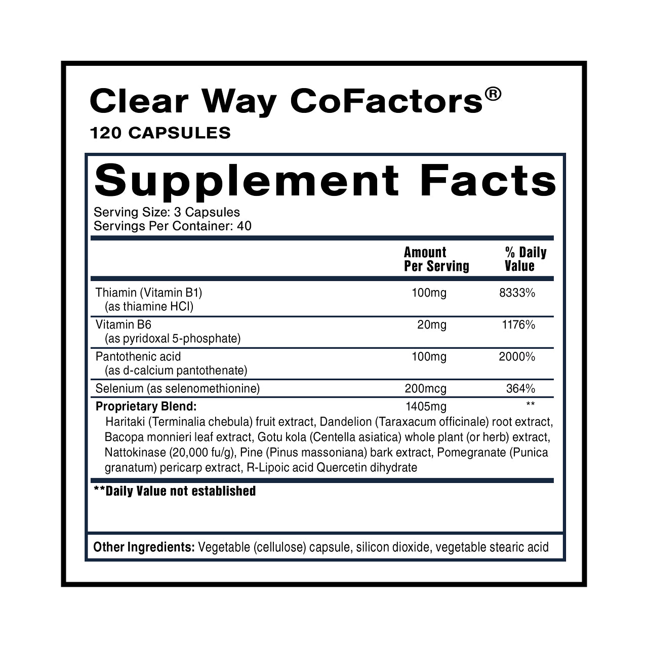Clear Way Cofactors