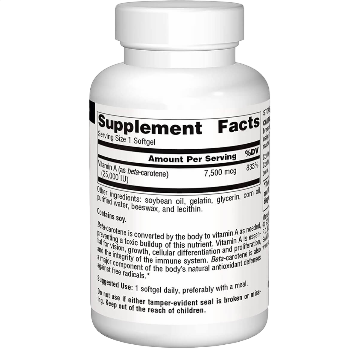 Beta Carotene (25000IU) 7500mg