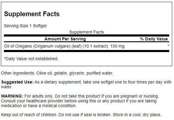 Oregano Oil 10:1 Extract