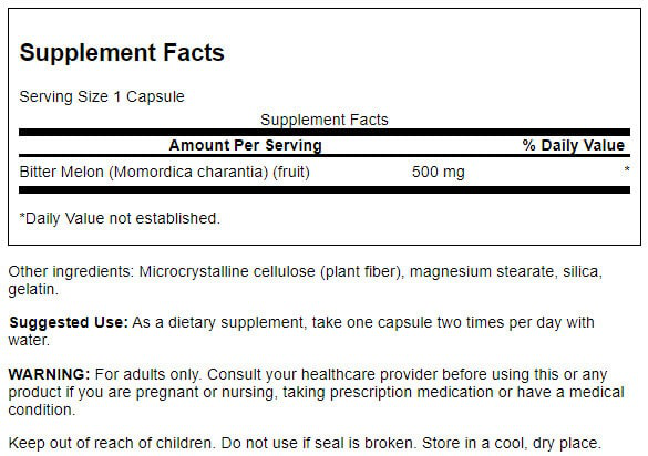 Bitter Melon, 500mg
