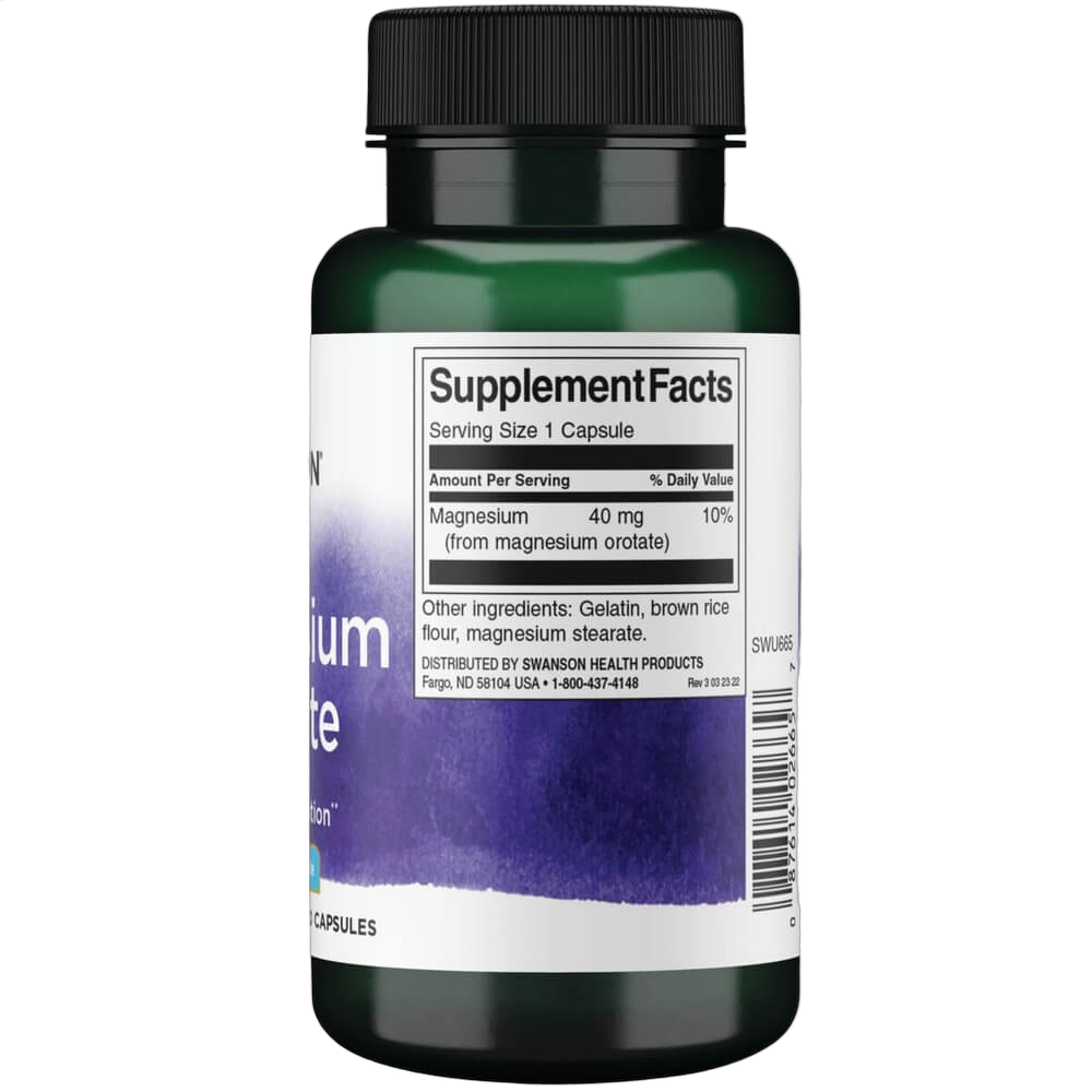 Magnesium Orotate, 654mg