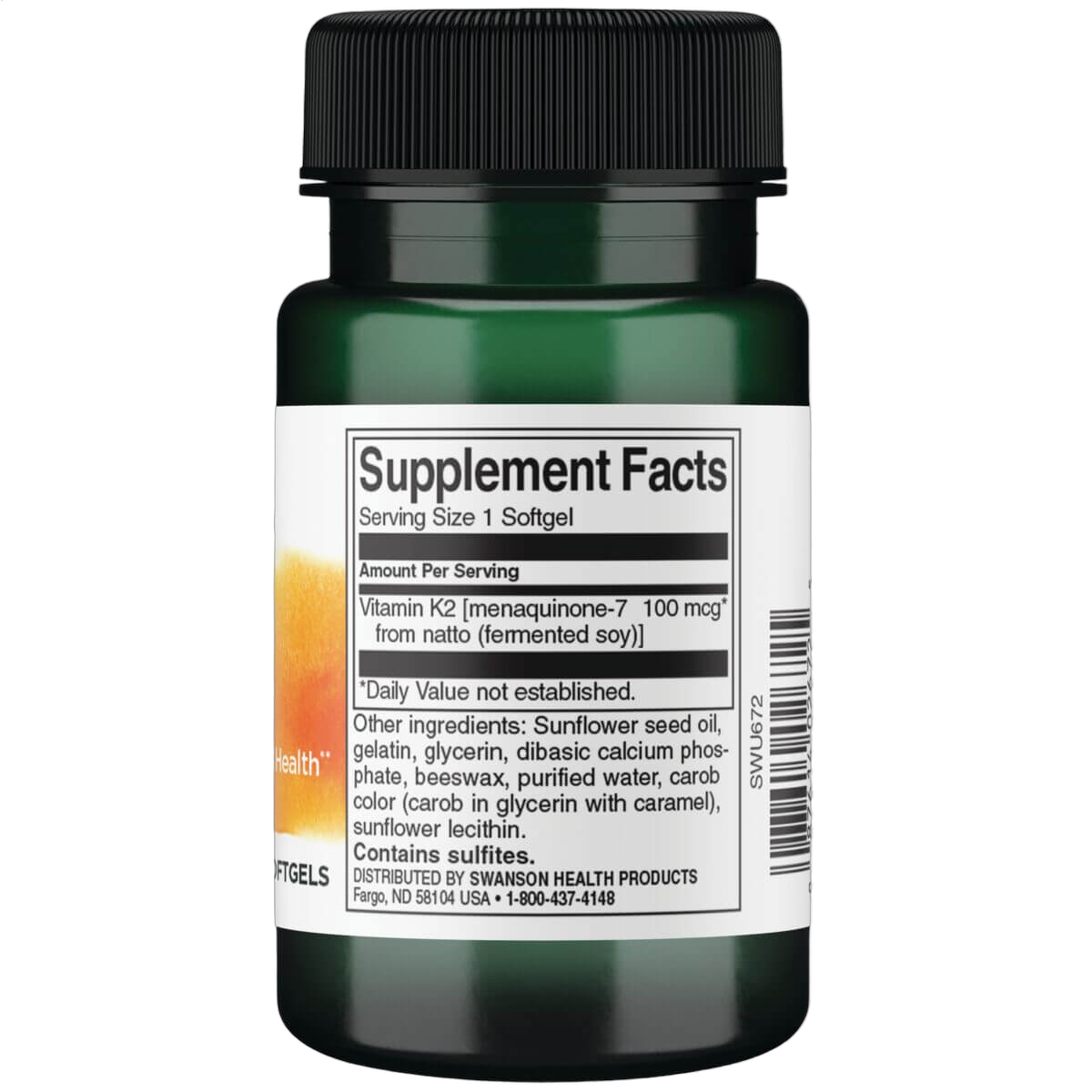 Vitamin K2, 100mcg