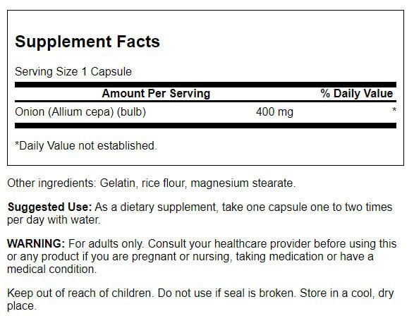 Full Spectrum Onion Bulb, 400mg