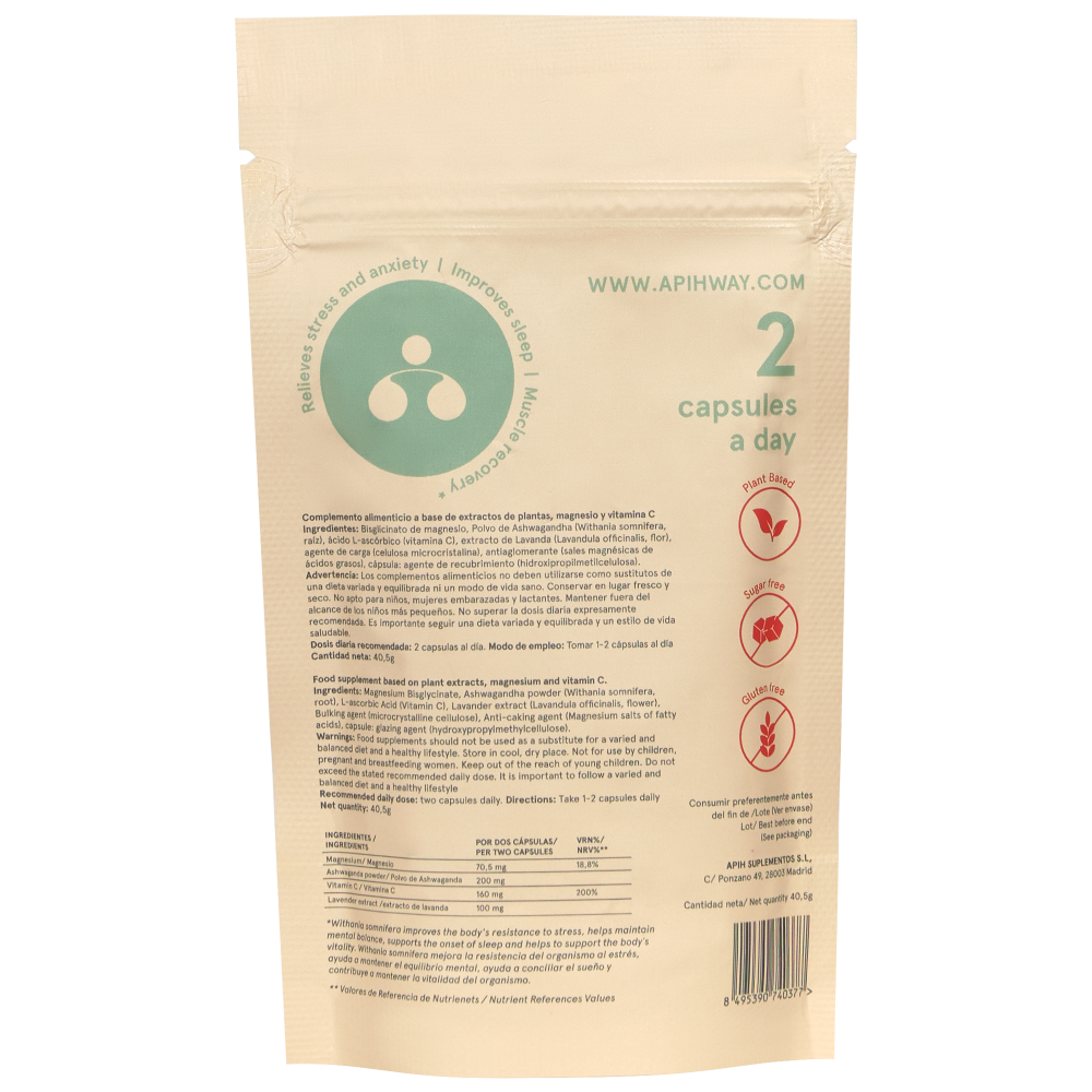 Calm Blend, Ashwagandha + Magnesium