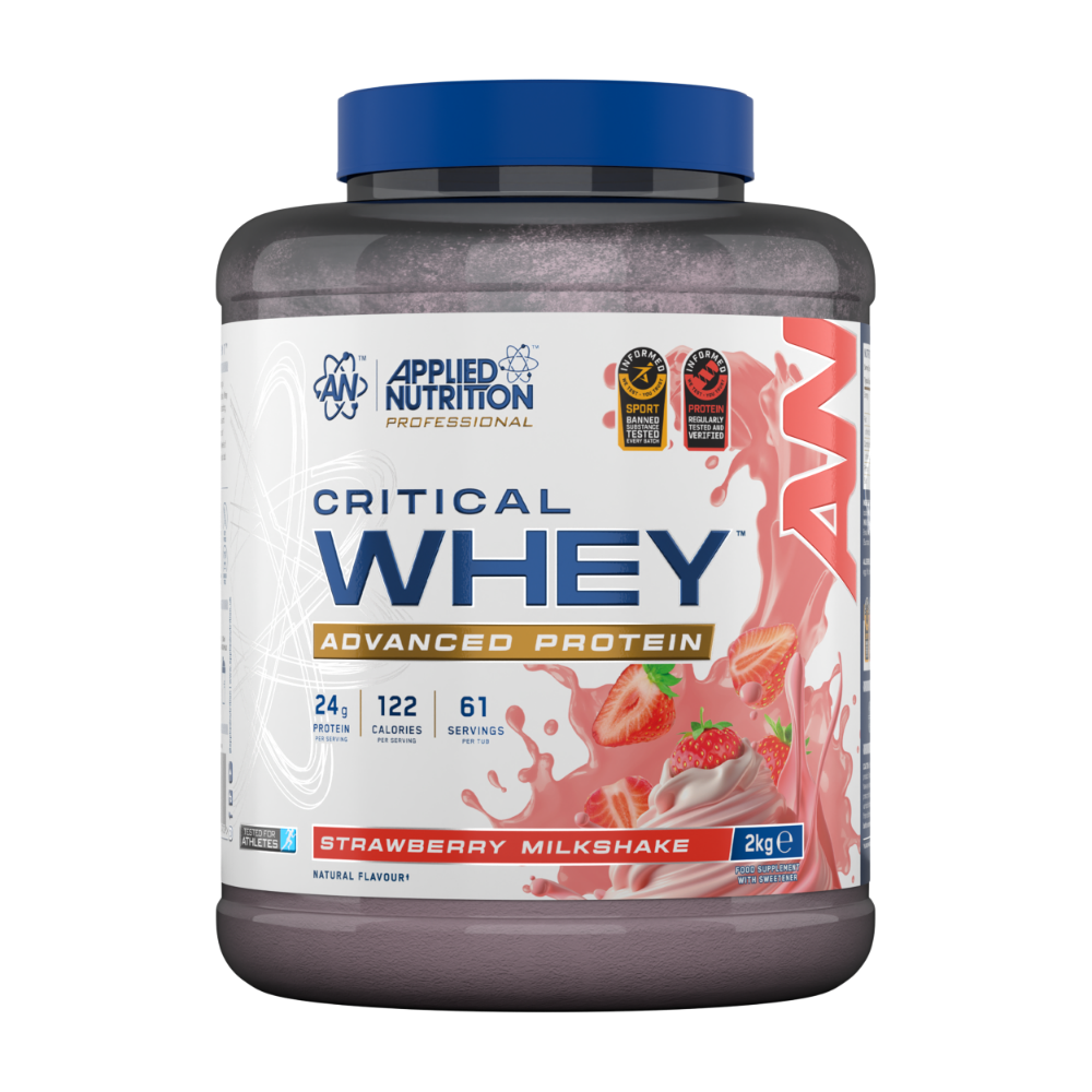 Critical Whey Protein, Strawberry Milkshake