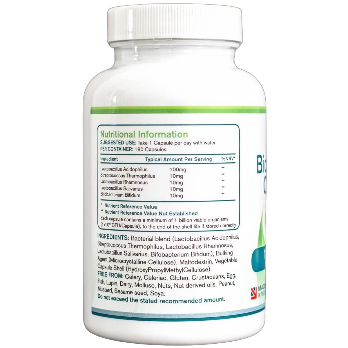 Probiotic Bio Cultures, 1 Billion CFU