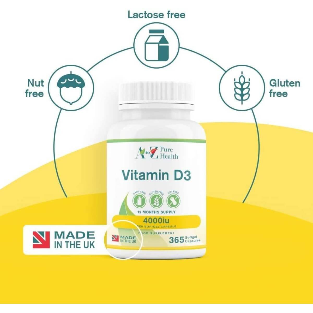 Vitamin D3, 4000IU