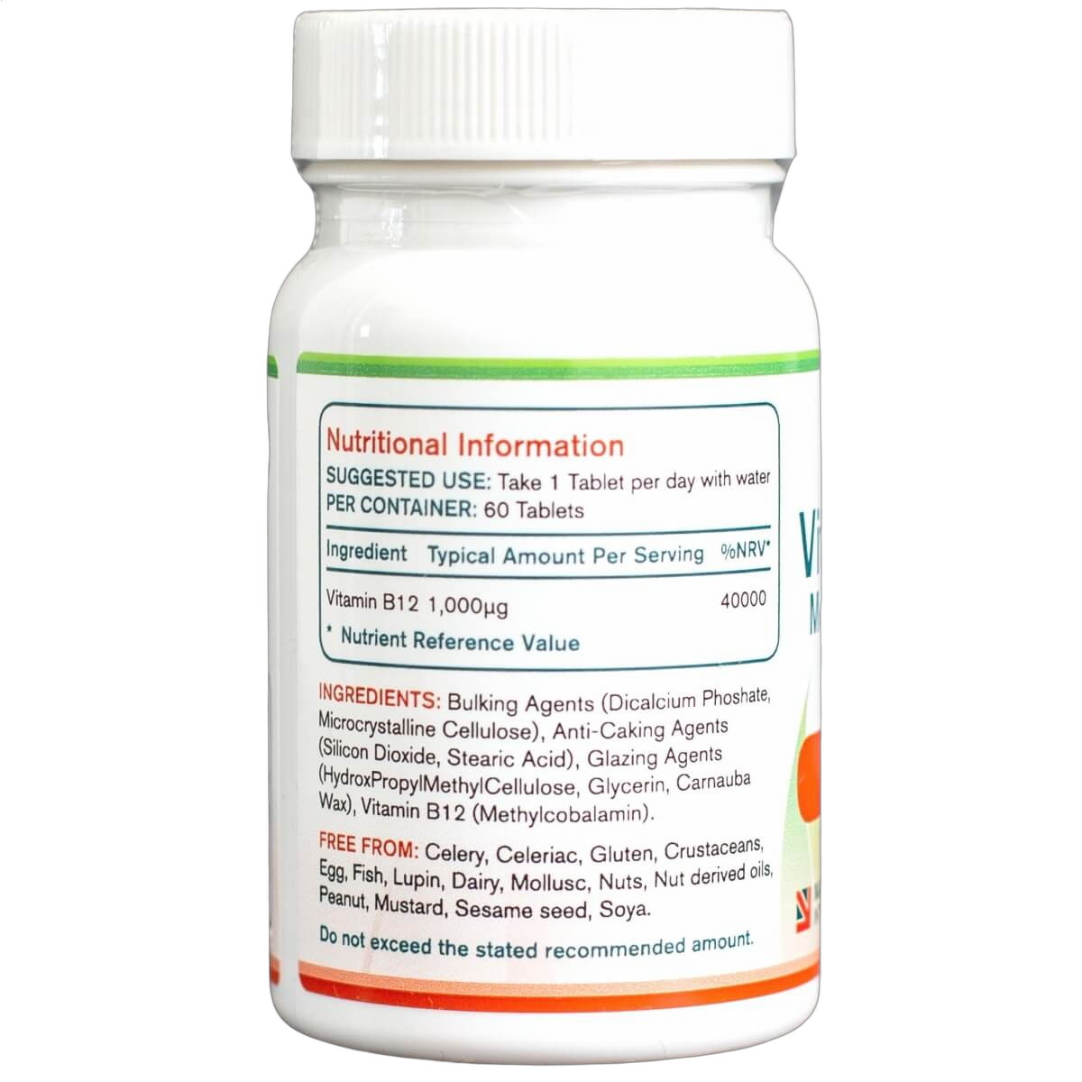 Vitamin B12 Methylcobalamin, 1000 µg