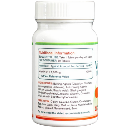 Vitamin B12 Methylcobalamin, 1000 µg