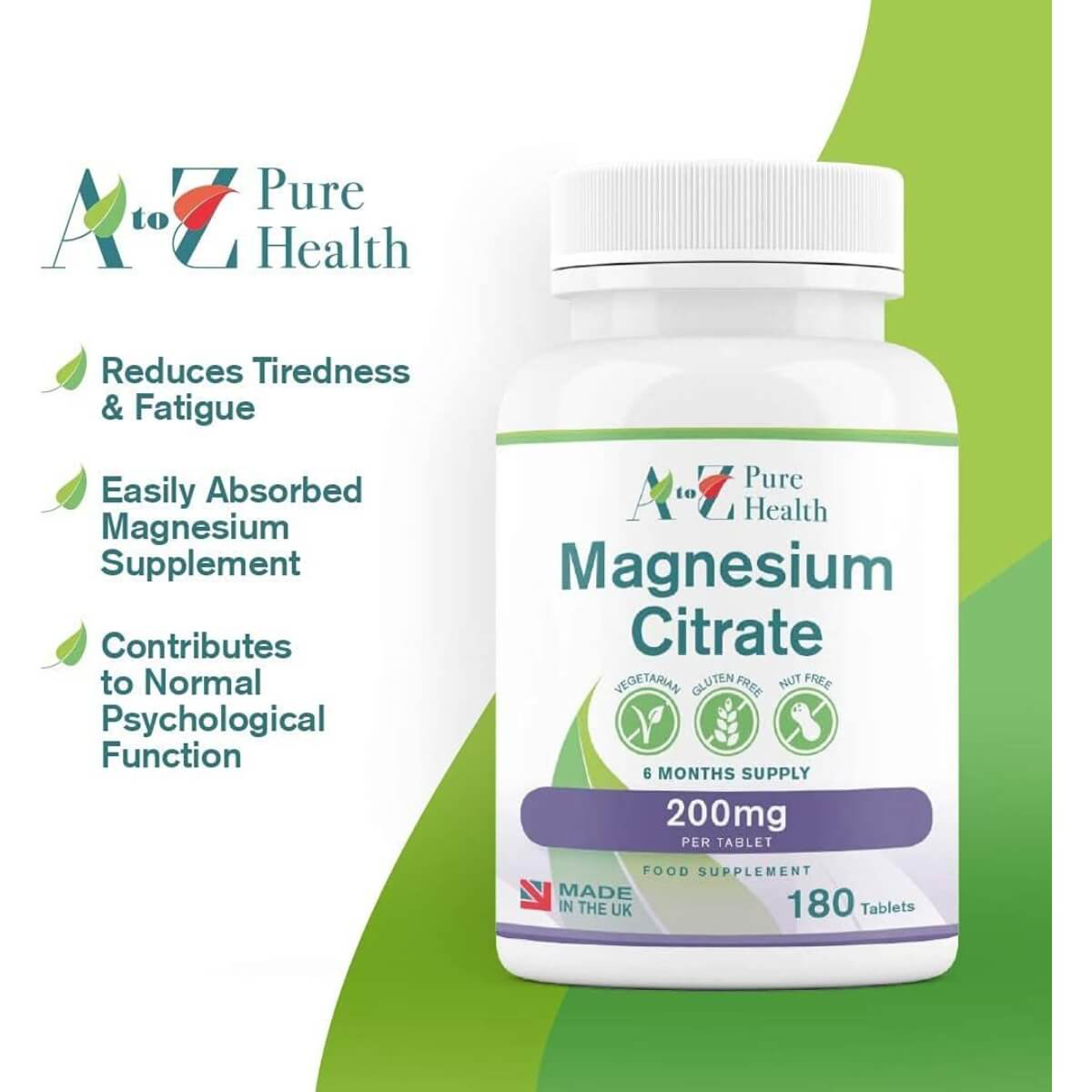 Magnesium Citrate, 200mg
