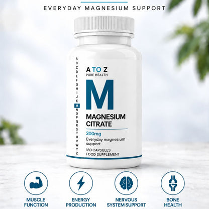 Magnesium Citrate, 200mg