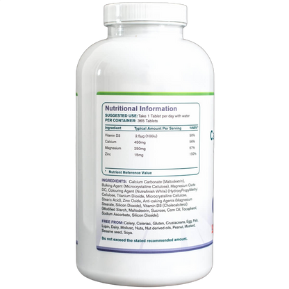 Calcium Magnesium, Zinc & Vitamin D3