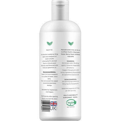 Liquid Chlorophyll (Mint Flavour)