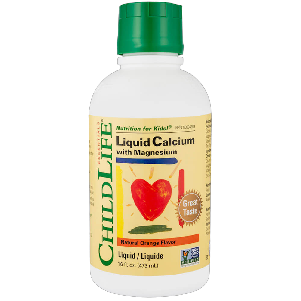 Liquid Calcium with Magnesium, Orange Flavour