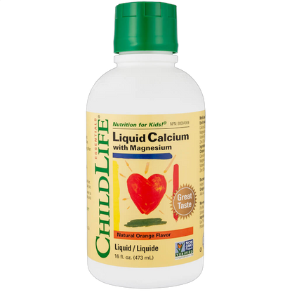 Liquid Calcium with Magnesium, Orange Flavour