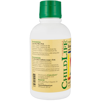 Liquid Calcium with Magnesium, Orange Flavour