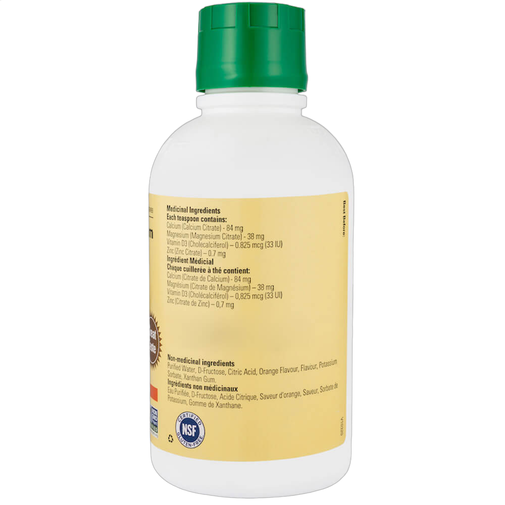 Liquid Calcium with Magnesium, Orange Flavour