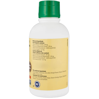 Liquid Calcium with Magnesium, Orange Flavour