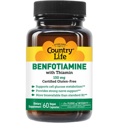 Benfotiamine with Thiamin, 150mg