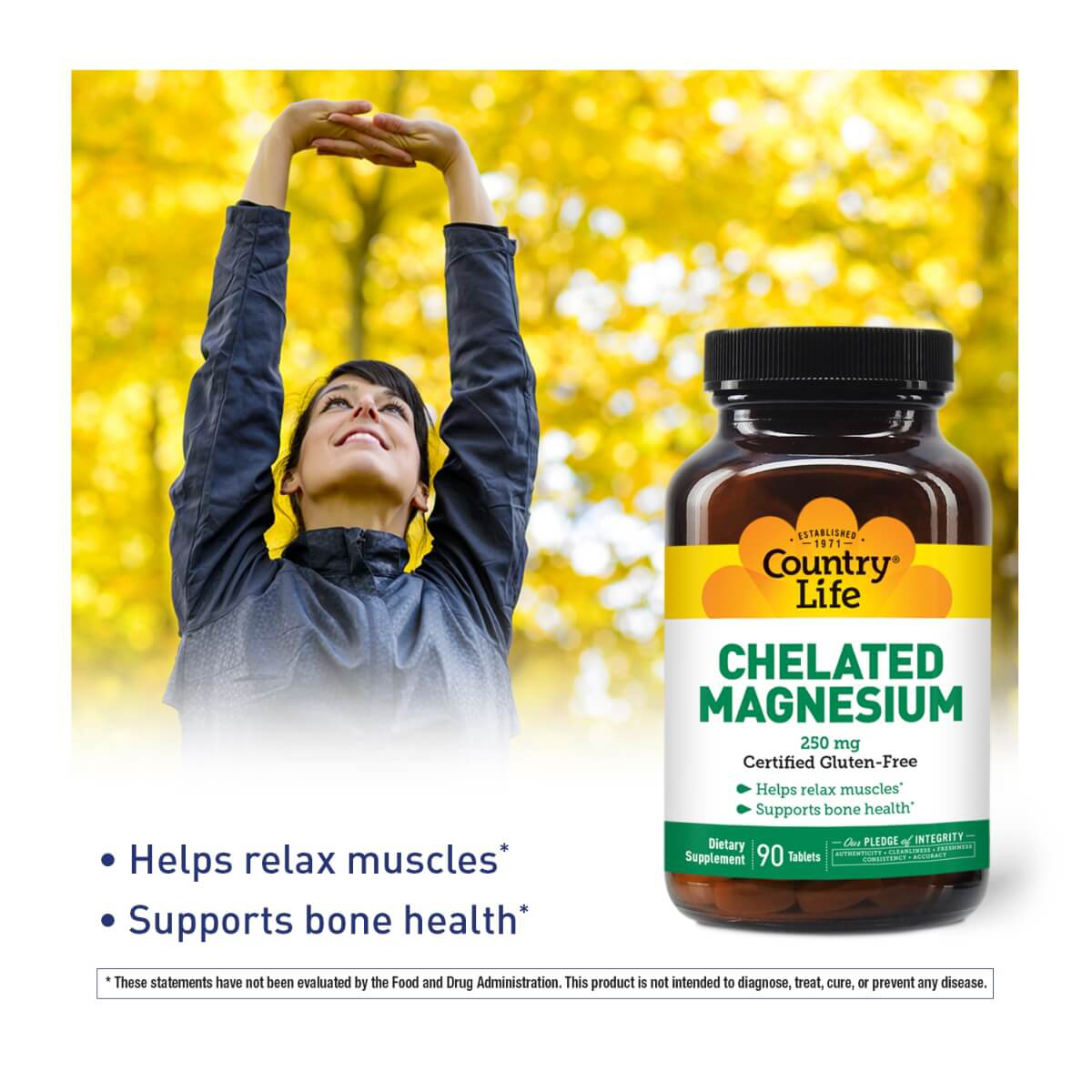 Chelated Magnesium, 250mg