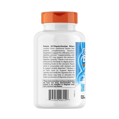 Betaine HCL & Pepsin and Gentian Bitters