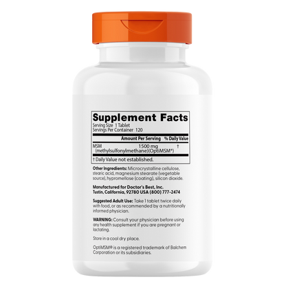 MSM with OptiMSM, 1500mg