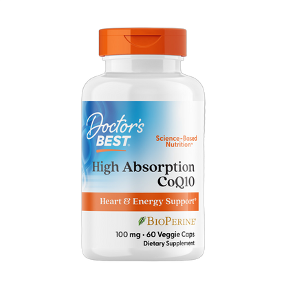 High Absorption CoQ10 with BioPerine, 100mg