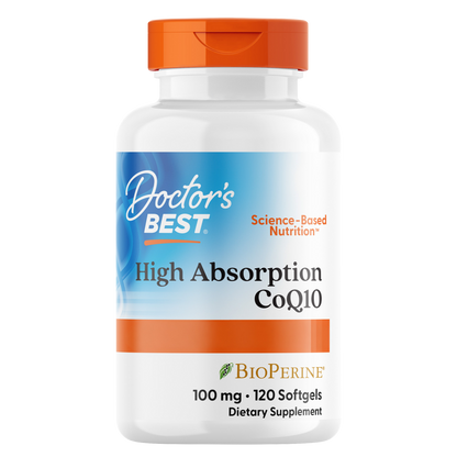 High Absorption CoQ10 with BioPerine, 100mg