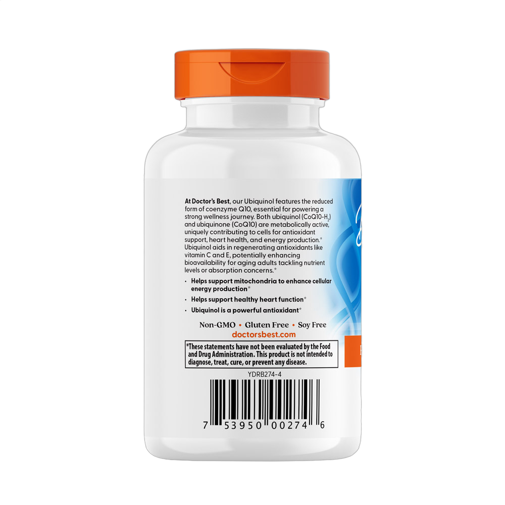 Ubiquinol with Kaneka, 200mg